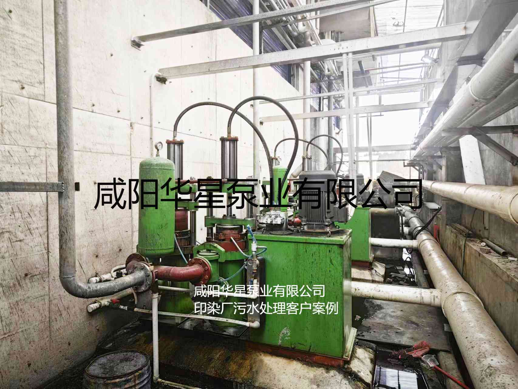 印染廠使用不銹鋼節能柱塞泵現場