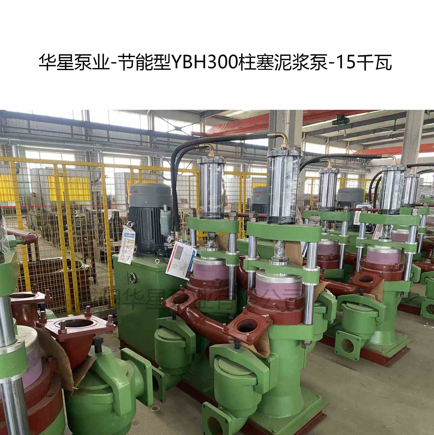 客戶訂購1臺YBH300節能型咸陽柱塞泵